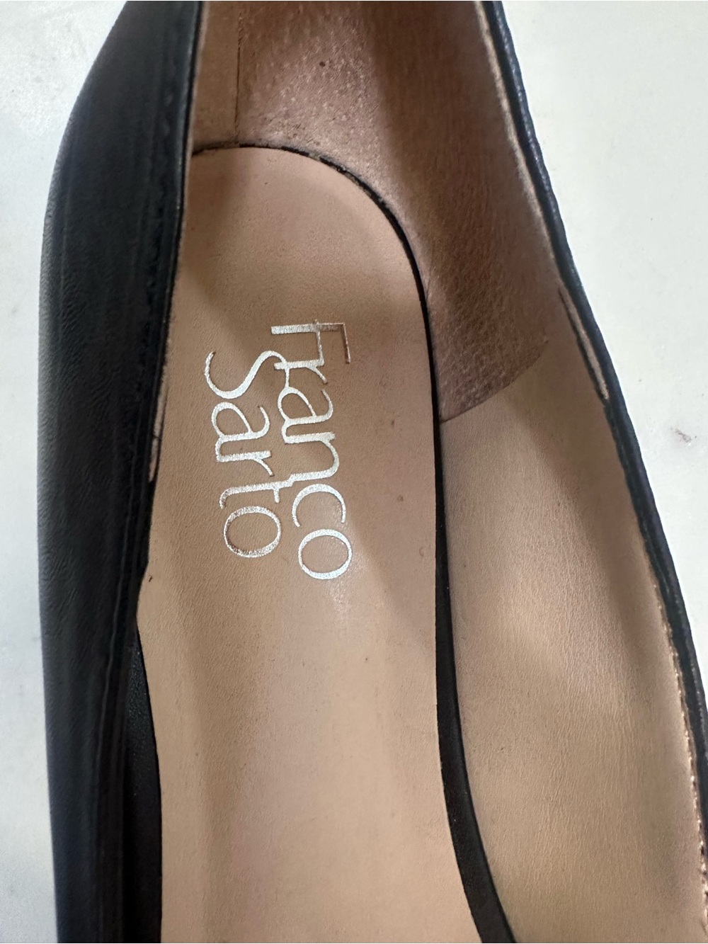 Franco Sarto Leather Pointed Toe Flats - size 9.5 - Picture 5 of 6